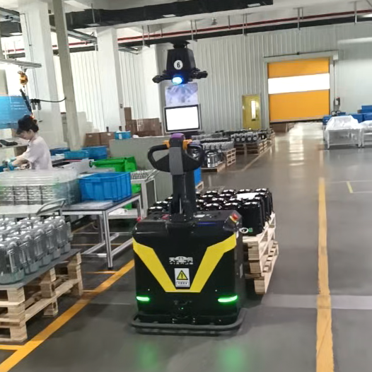 天金冈AGV机器人项目成功落地无锡布赫液压 破解多点位运转难题